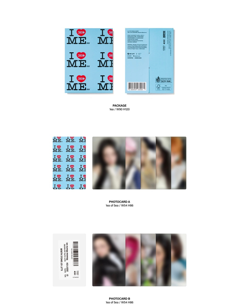 ILLIT 1st Single Album [NOT CUTE ANYMORE/Weverse Albums ver
