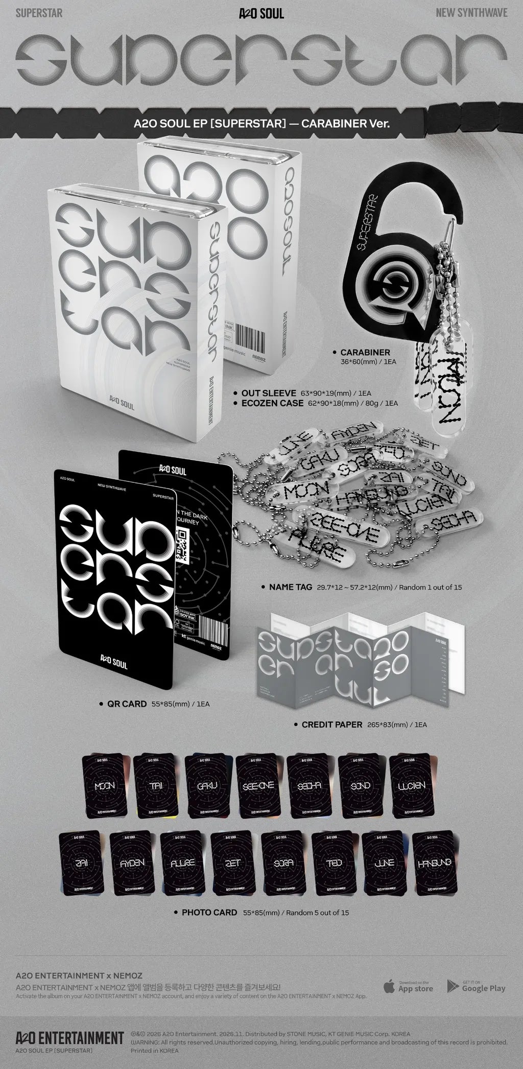A2O SOUL CARABINER contents