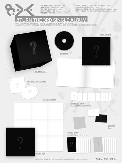 [PRE-ORDER] 8TURN 3RD SINGLE ALBUM [8.X]