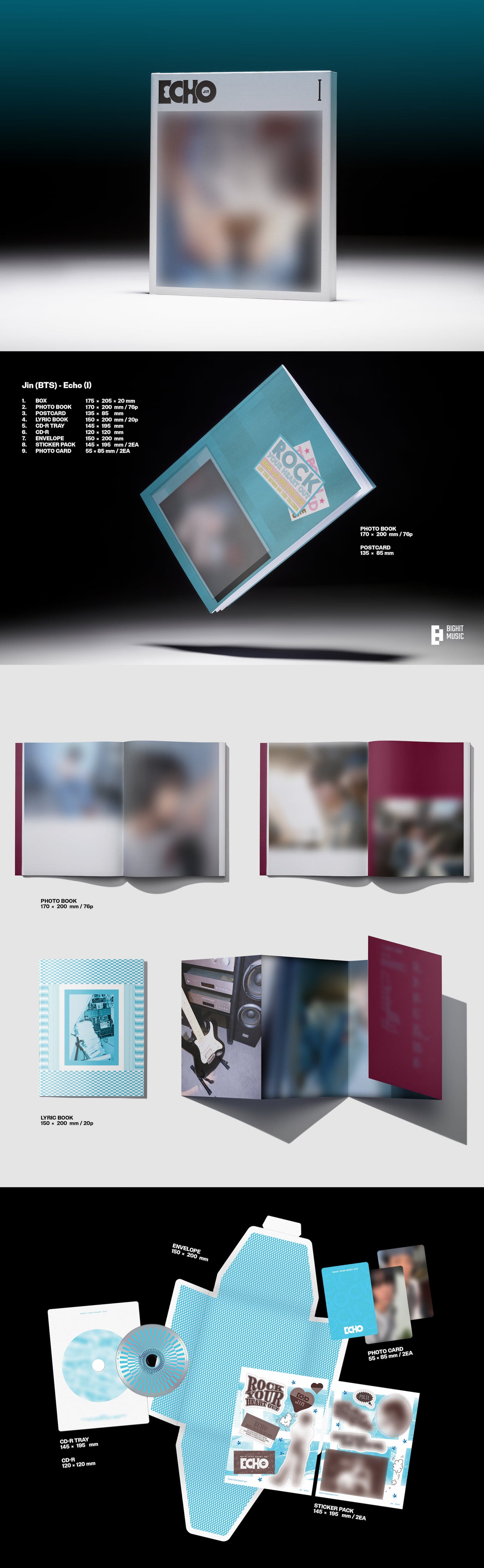 [PRE-ORDER] JIN 2ND MINI ALBUM [ECHO/Standard Ver.]