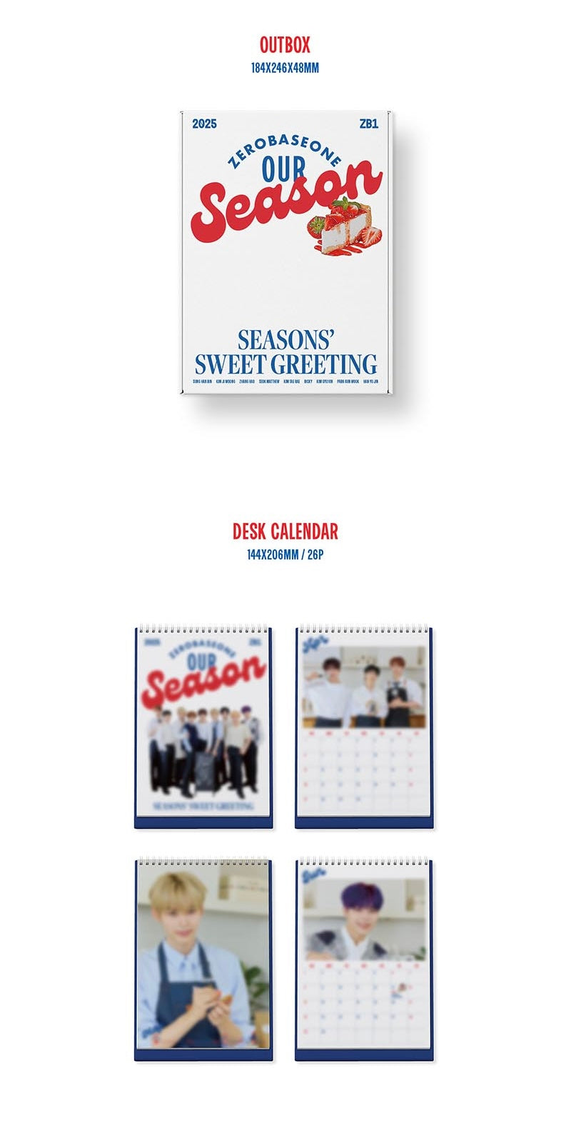 [PRE-ORDER] 2025 SEASON'S GREETINGS - ZEROBASEONE [OUR SEASON]