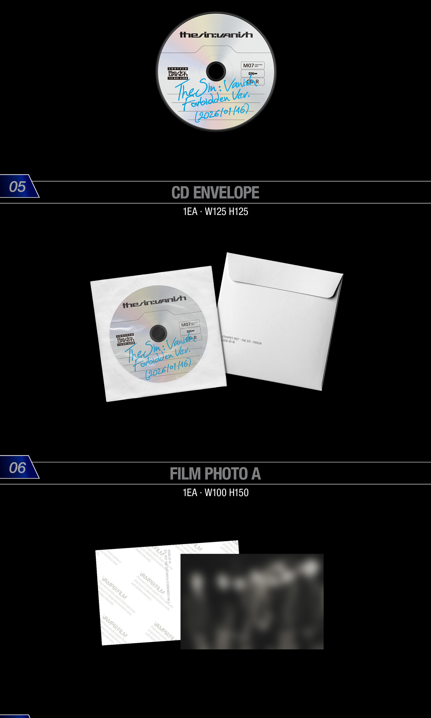 [PRE-ORDER] ENHYPEN [THE SIN : VANISH/Standard Ver.]