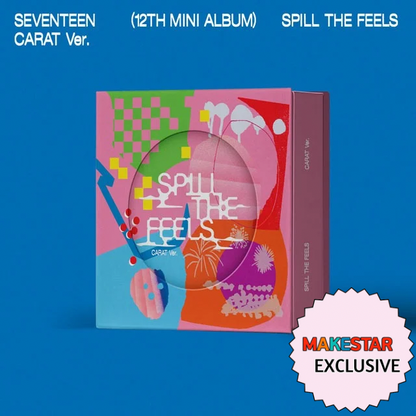 [PRE-ORDER] [MAKESTAR EXCLUSIVE] SEVENTEEN 12TH MINI ALBUM [SPILL THE FEELS/CARAT VER.]