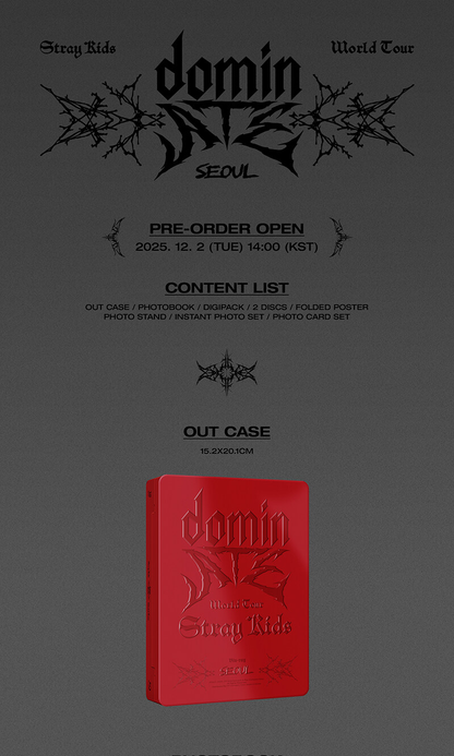 [PRE-ORDER] Stray Kids World Tour <dominATE SEOUL> Blu-ray