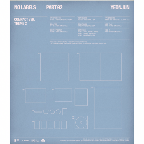 [PRE-ORDER] YEONJUN ALBUM [NO LABELS: PART 02/COMPACT VER.]