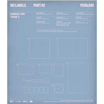 [PRE-ORDER] YEONJUN ALBUM [NO LABELS: PART 02/COMPACT VER.]