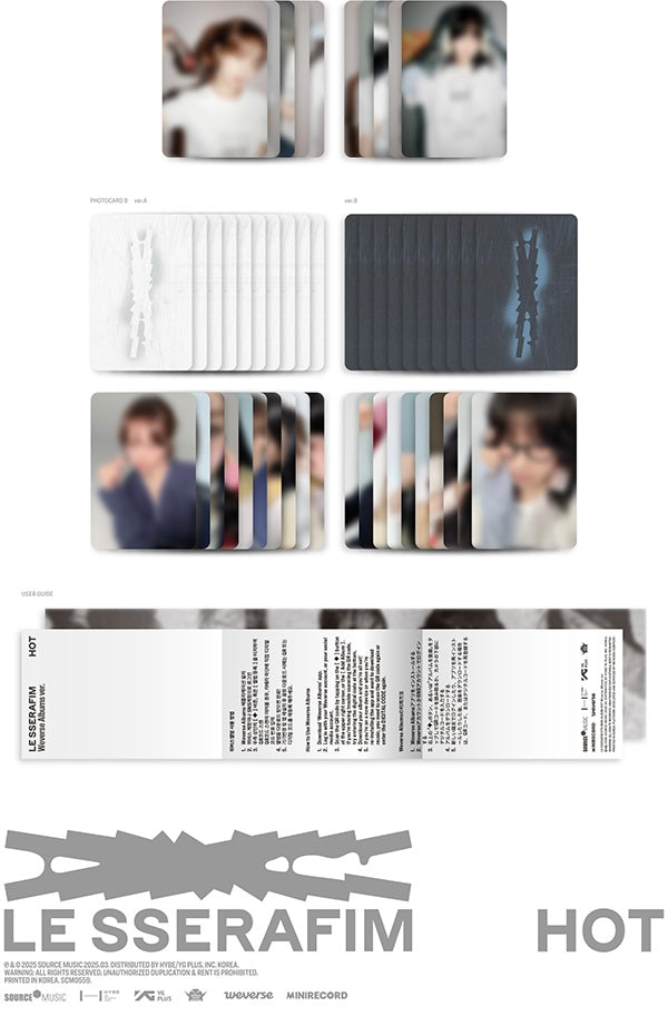 MAKESTAR EXCLUSIVE] LE SSERAFIM 5TH MINI ALBUM [HOT/Weverse
