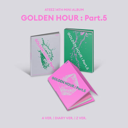 [PRE-ORDER] ATEEZ 14TH MINI ALBUM [GOLDEN HOUR : Part.5/Standard VER.]