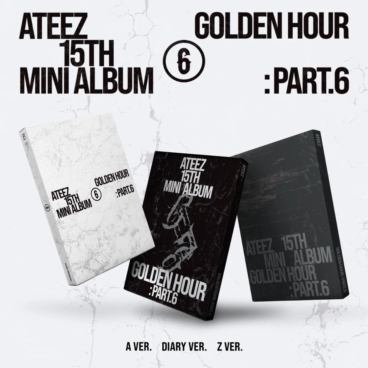 ATEEZ GOLDEN HOUR : Part.6 album versions