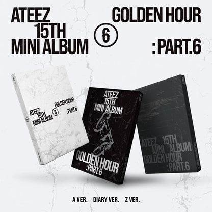 ATEEZ GOLDEN HOUR : Part.6 album versions