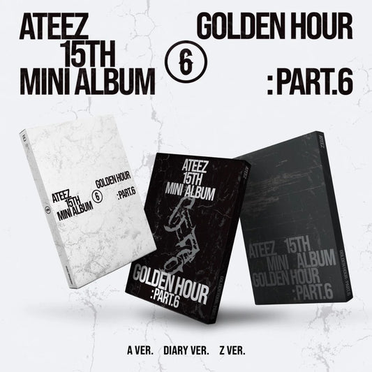 ATEEZ GOLDEN HOUR : Part.6 album versions