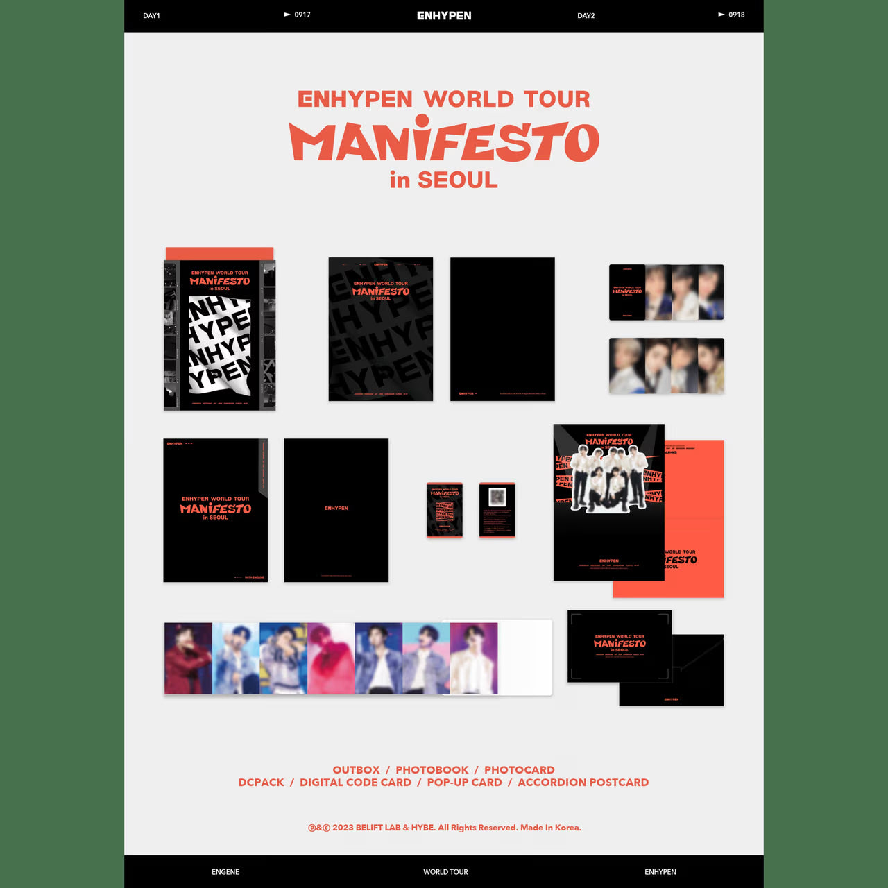ENHYPEN [ENHYPEN WORLD TOUR <MANIFESTO> in SEOUL] DIGITAL CODE
