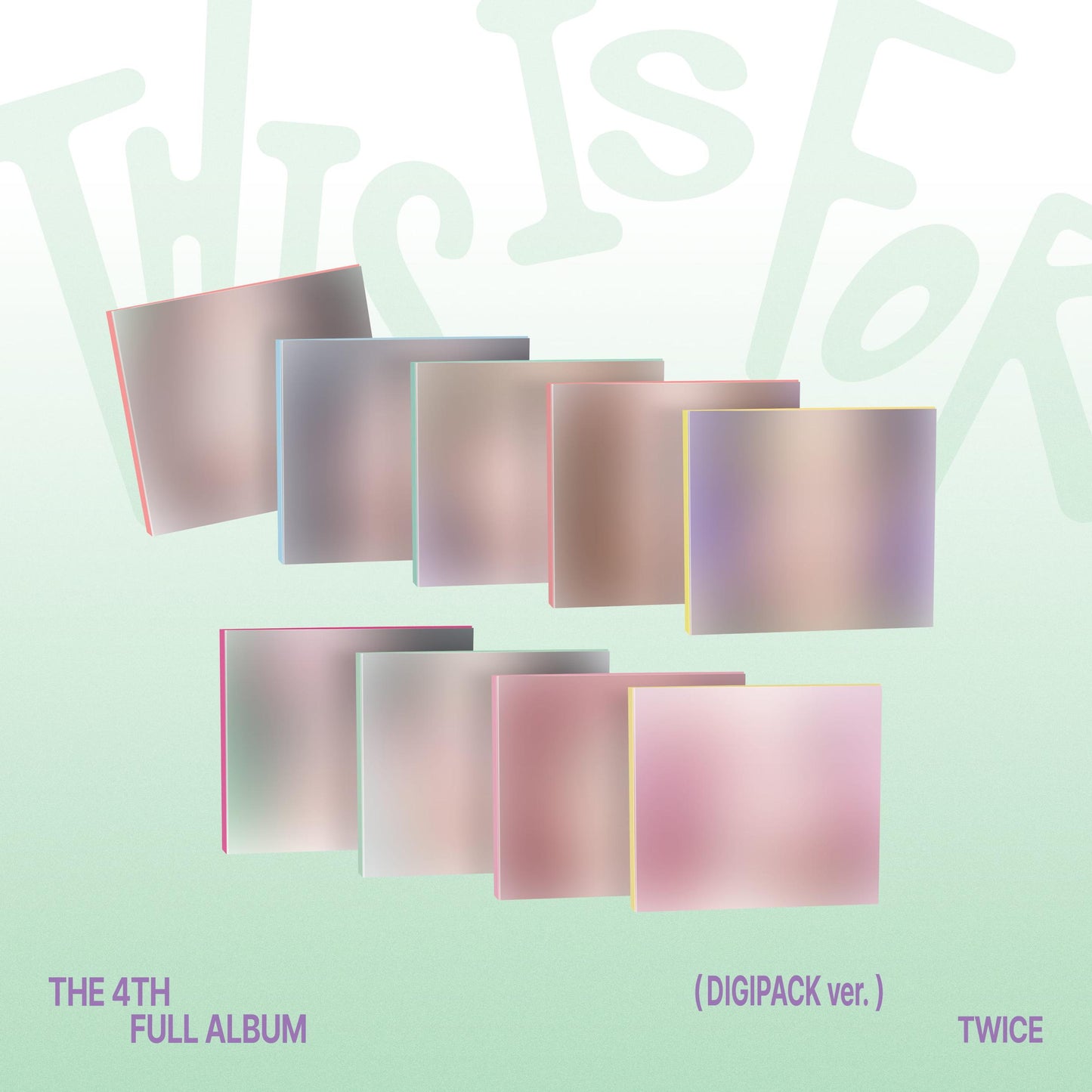 [PRE-ORDER] TWICE 4TH REGULAR ALBUM [THIS IS FOR/DIGIPACK VER.]