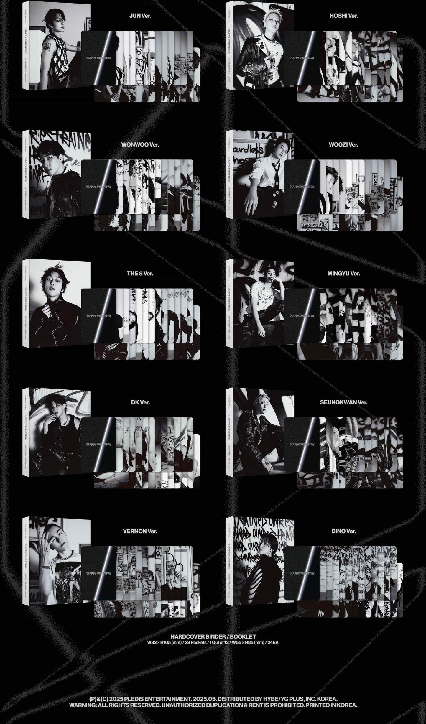 SEVENTEEN 5TH ALBUM [HAPPY BURSTDAY/DAREDEVIL Ver.]