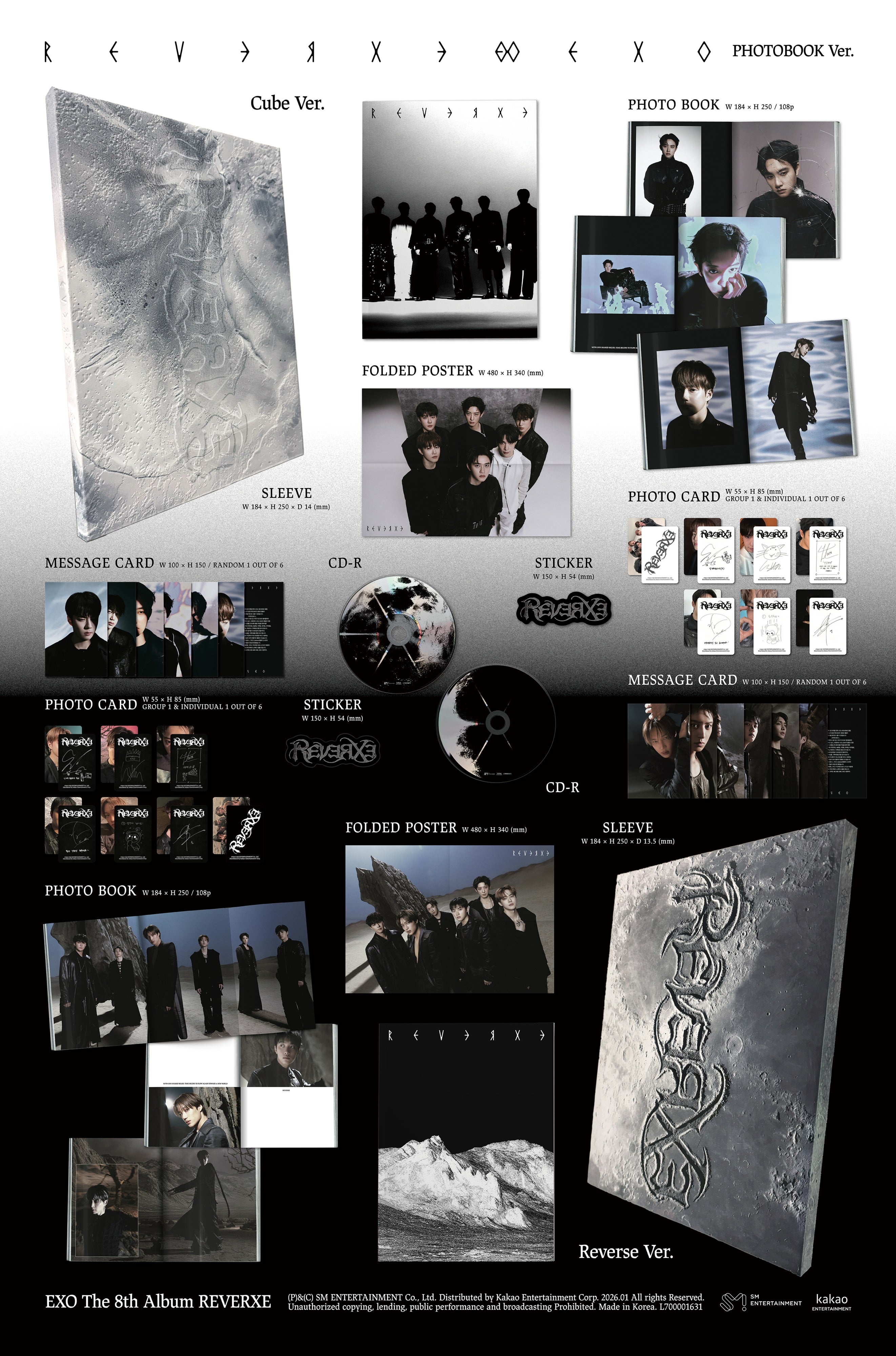 EXO 8th Full Album [REVERXE/Photobook Ver.] – Kawaii Alley