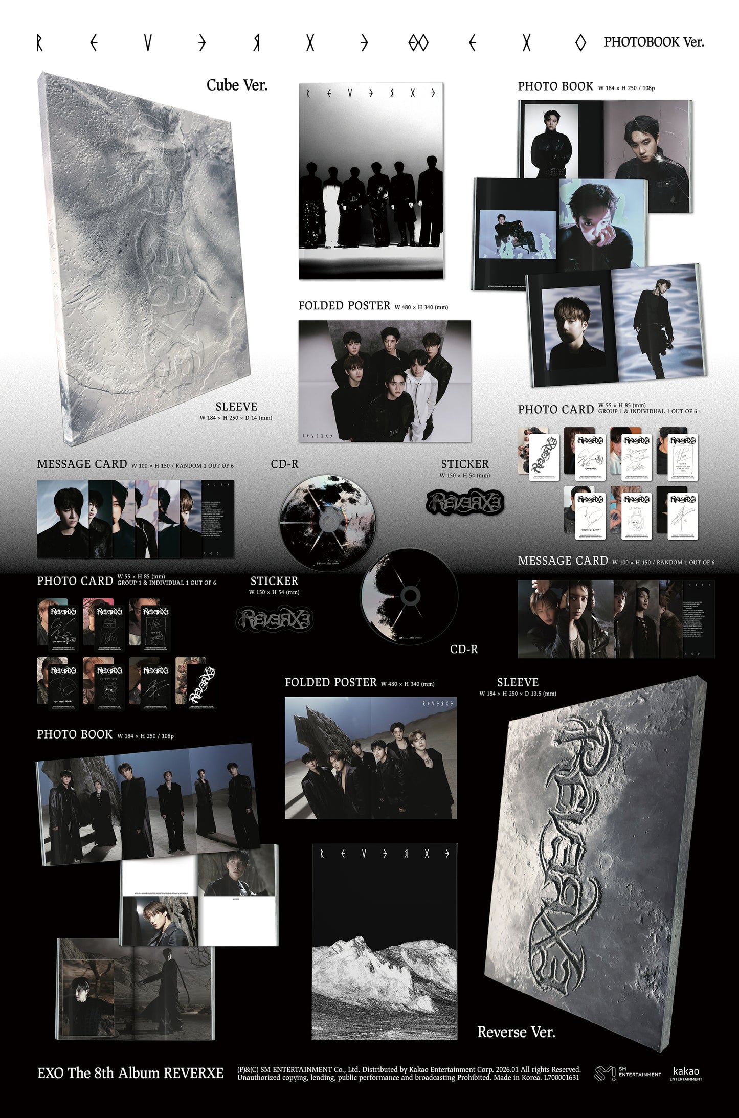EXO 8th Full Album [REVERXE/Photobook Ver.]