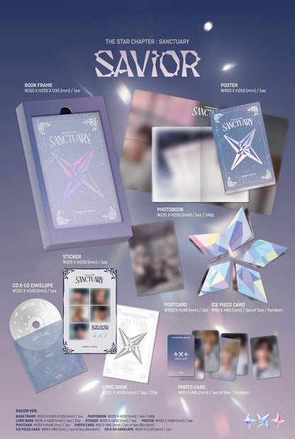 [PRE-ORDER] [MAKESTAR EXCLUSIVE] TXT 7th MINI ALBUM [THE STAR CHAPTER : SANCTUARY/Standard VER. 3 Sets]