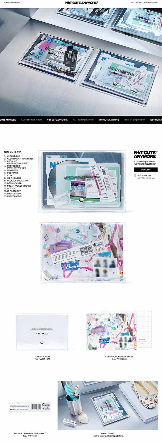[PRE-ORDER] ILLIT 1st Single Album [NOT CUTE ANYMORE/Photobook ver.]