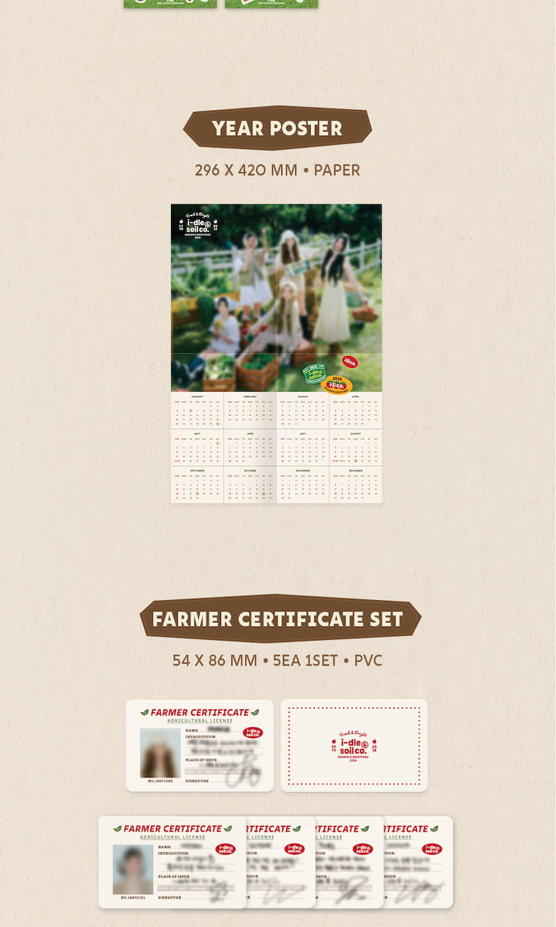 [PRE-ORDER] Idle  - 2026 Season's Greetings [i-dle & Soil Co.]