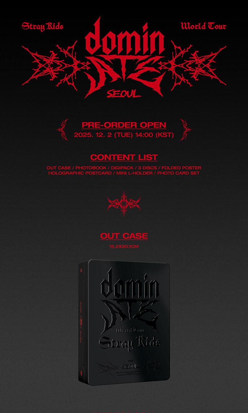 [PRE-ORDER] Stray Kids World Tour <dominATE SEOUL> DVD