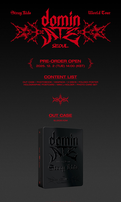 [PRE-ORDER] Stray Kids World Tour <dominATE SEOUL> DVD