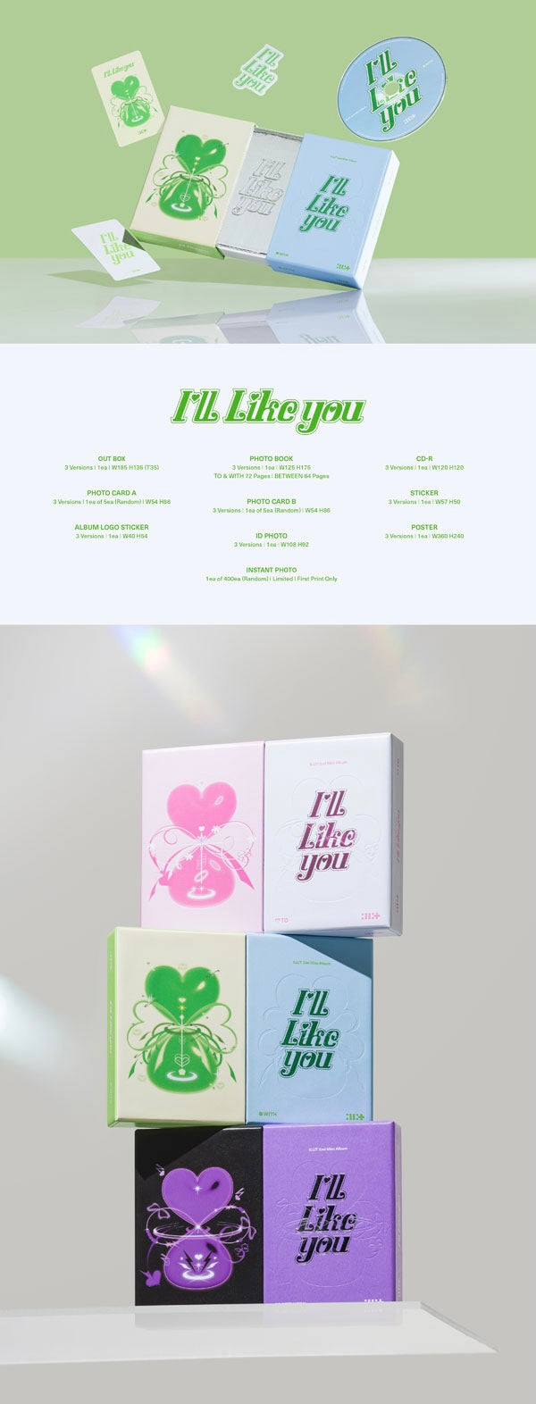 ILLIT I'll like You ミンジュ studio choom特典 ILLIT | [STUDIO CHOOM GIFT] ILLIT 2nd Mini Album 'I'LL LIKE YOU' (Set)