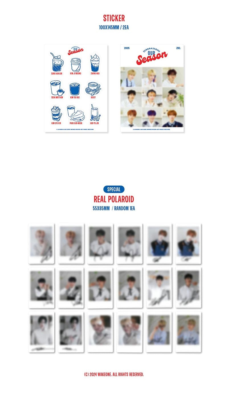 [PRE-ORDER] 2025 SEASON'S GREETINGS - ZEROBASEONE [OUR SEASON]