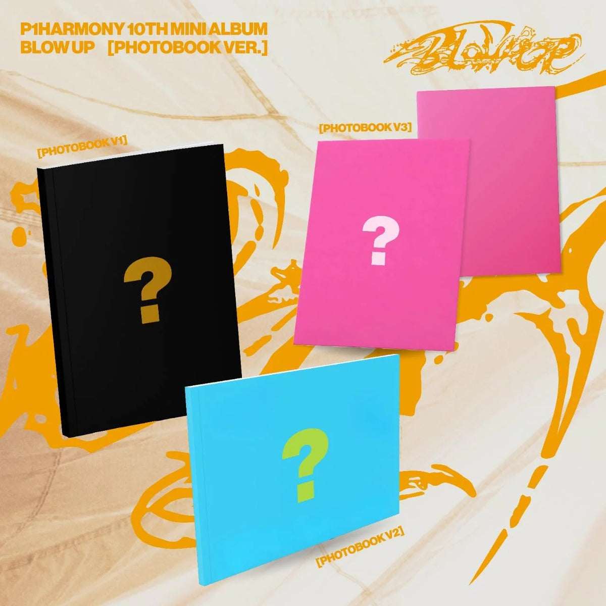 P1Harmony BLOW UP Photobook versions