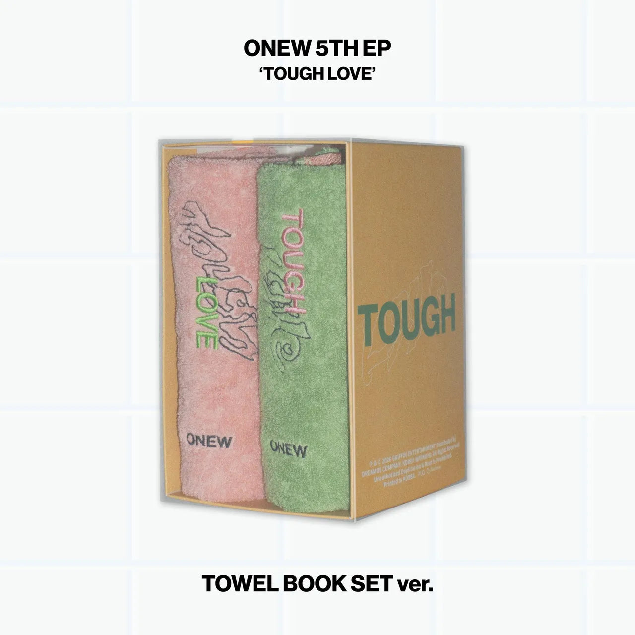 [PRE-ORDER] ONEW 5TH MINI ALBUM [TOUGH LOVE/TOWEL BOOK SET VER.]