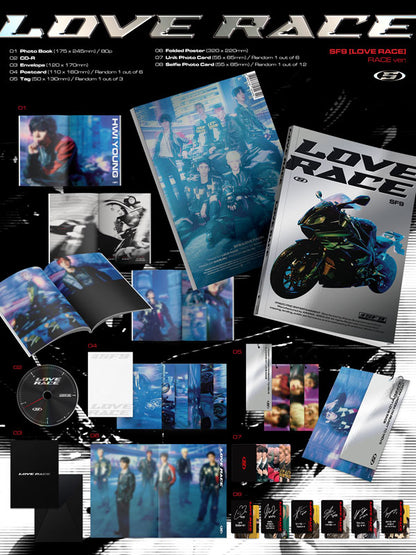 SF9 15TH MINI ALBUM (LOVE RACE/STANDARD VER.)