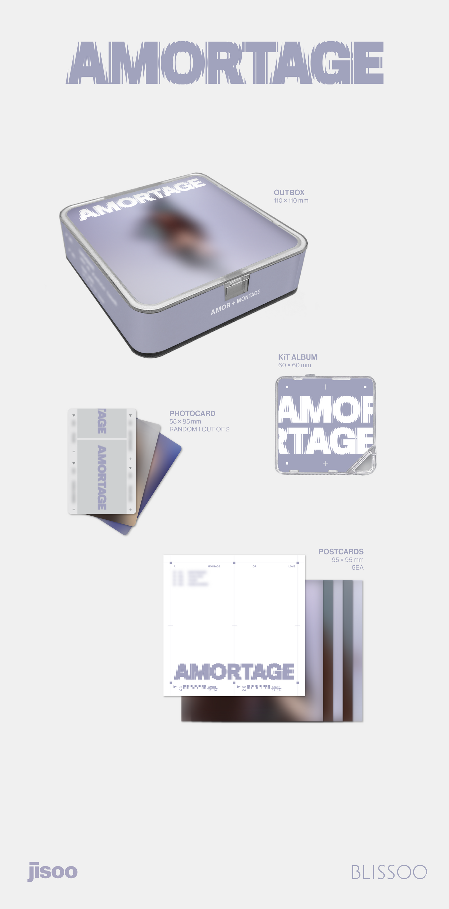 JISOO 1ST MINI ALBUM (AMORTAGE/APP Ver.) – Kawaii Alley