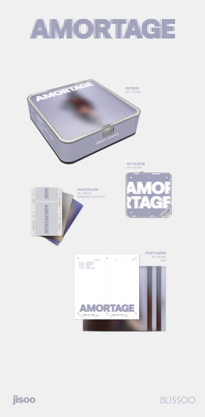 [MAKESTAR EXCLUSIVE] JISOO 1ST MINI ALBUM (AMORTAGE/APP Ver.) product image