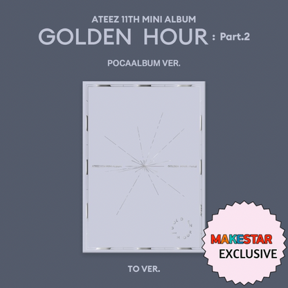 [MAKESTAR EXCLUSIVE] ATEEZ 11TH MINI ALBUM [GOLDEN HOUR : Part.2/POCA (SUNFLOWER)Ver.]