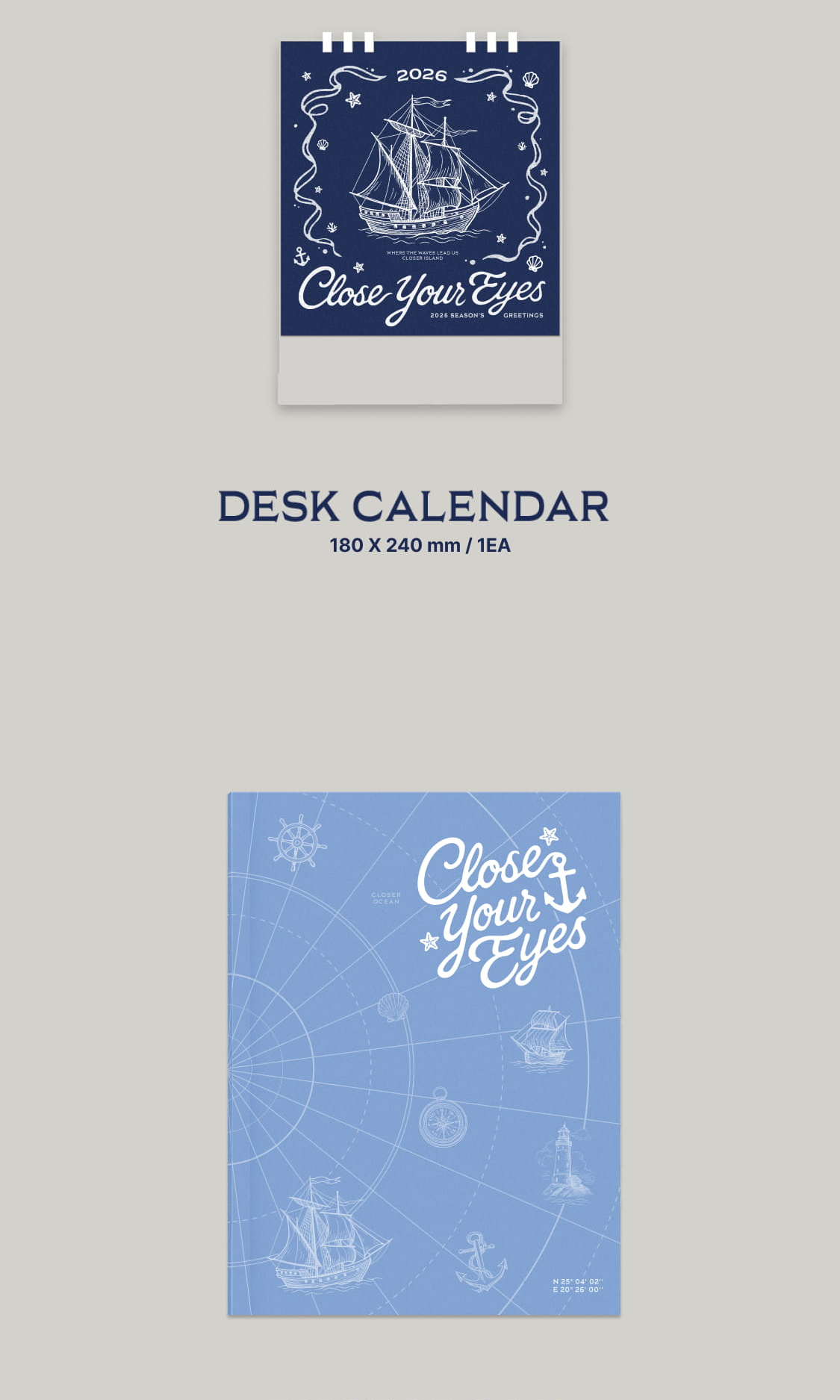 [PRE-ORDER] Close Your Eyes - 2026 Season's Greetings [TO CLOSER ISLAND]