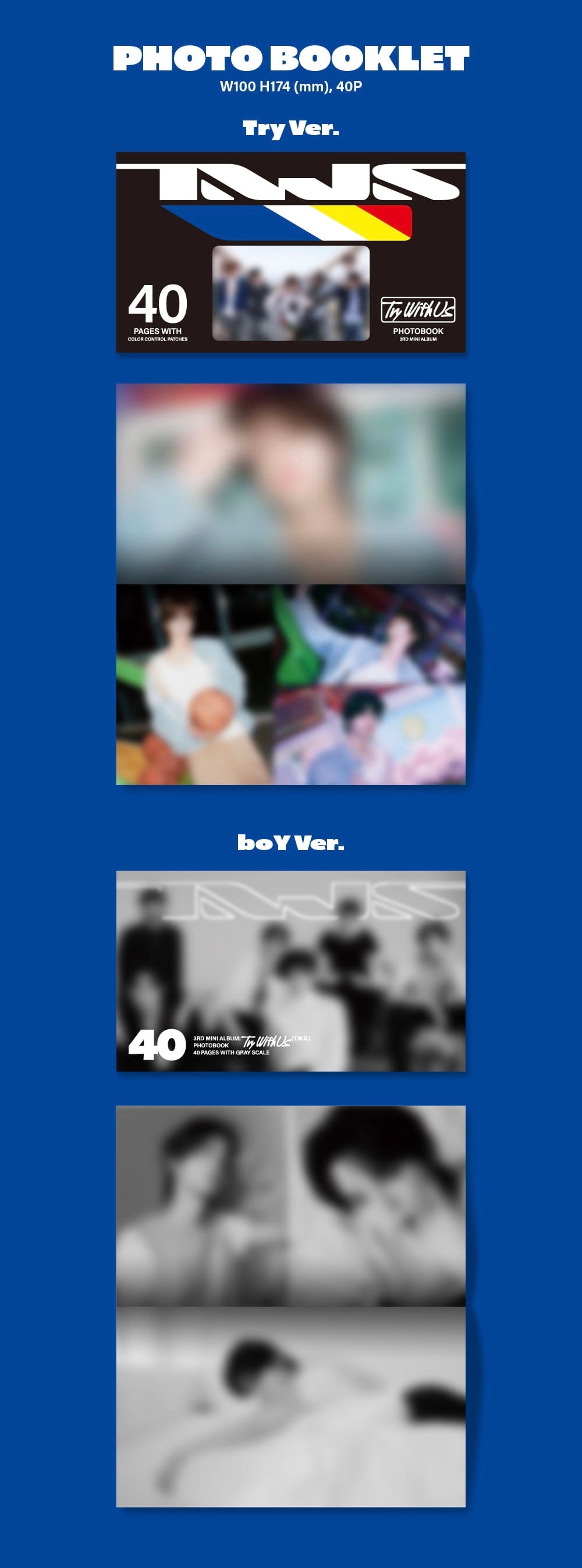 [MAKESTAR EXCLUSIVE] [PRE-ORDER] TWS 3RD MINI ALBUM [TRY WITH US/Standard Ver.]