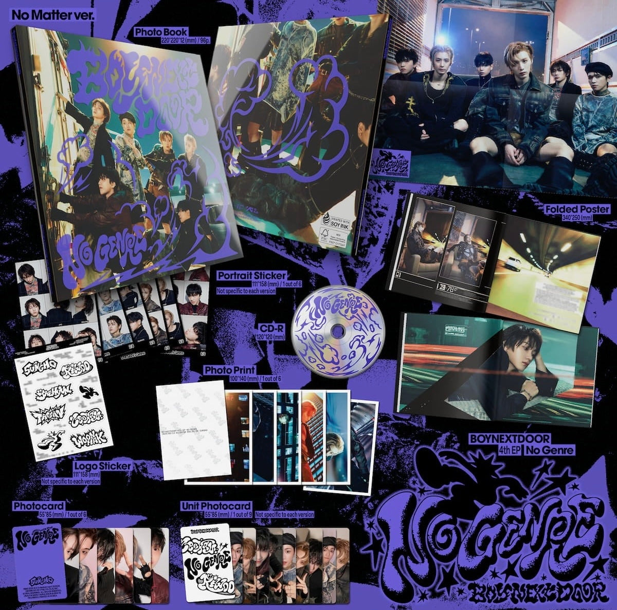 [MAKESTAR EXCLUSIVE] BOYNEXTDOOR 4TH EP ALBUM [NO GENRE/Standard Ver.]