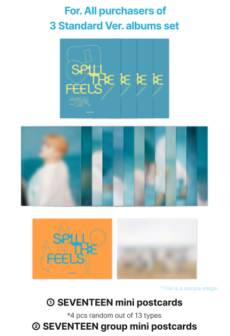 [PRE-ORDER] [MAKESTAR EXCLUSIVE] SEVENTEEN 12TH MINI ALBUM [SPILL THE FEELS/Standard Ver. 3Sets]