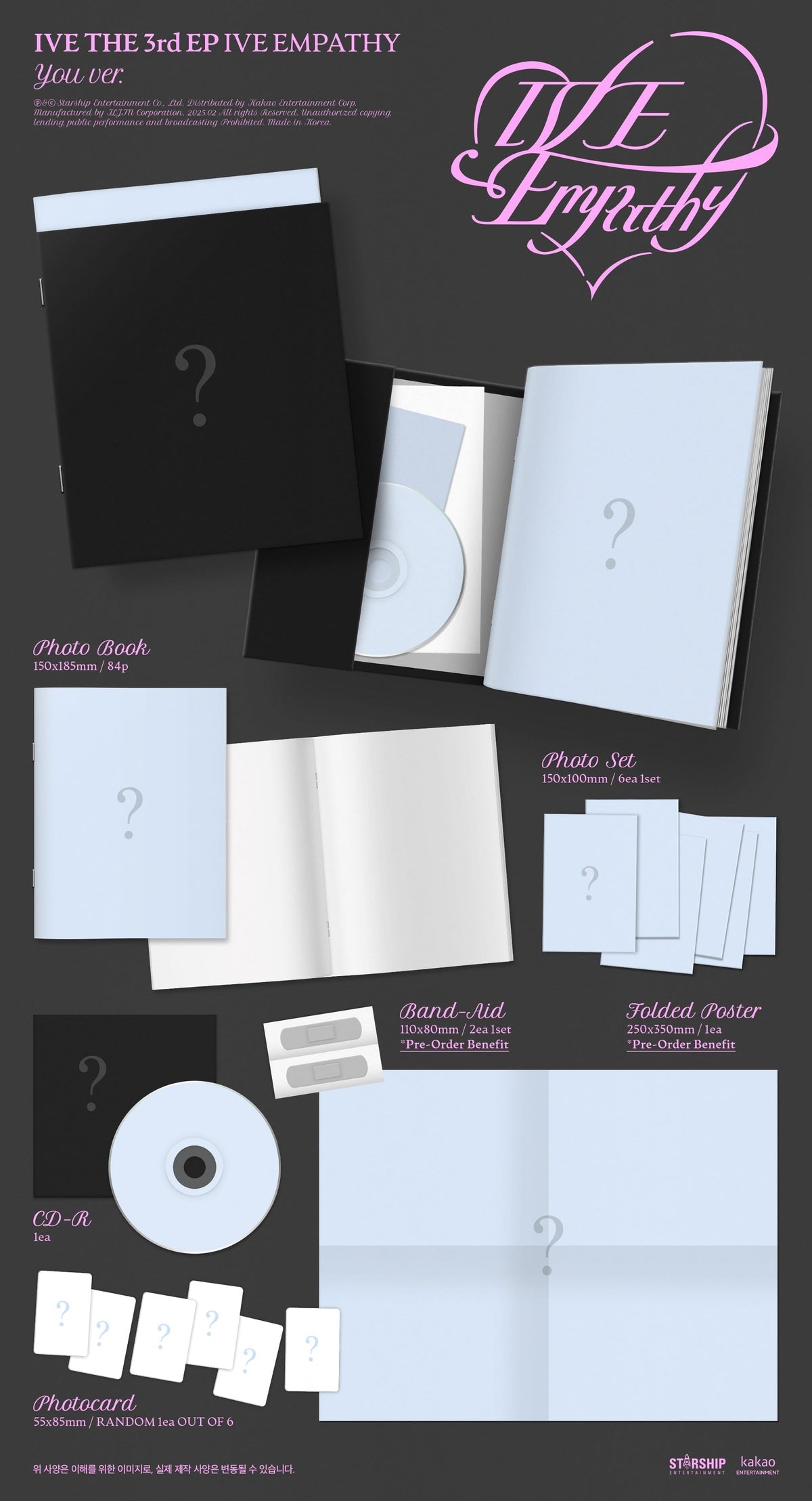 [MAKESTAR EXCLUSIVE] IVE 3RD EP ALBUM [EMPATHY/Standard Ver.] product image