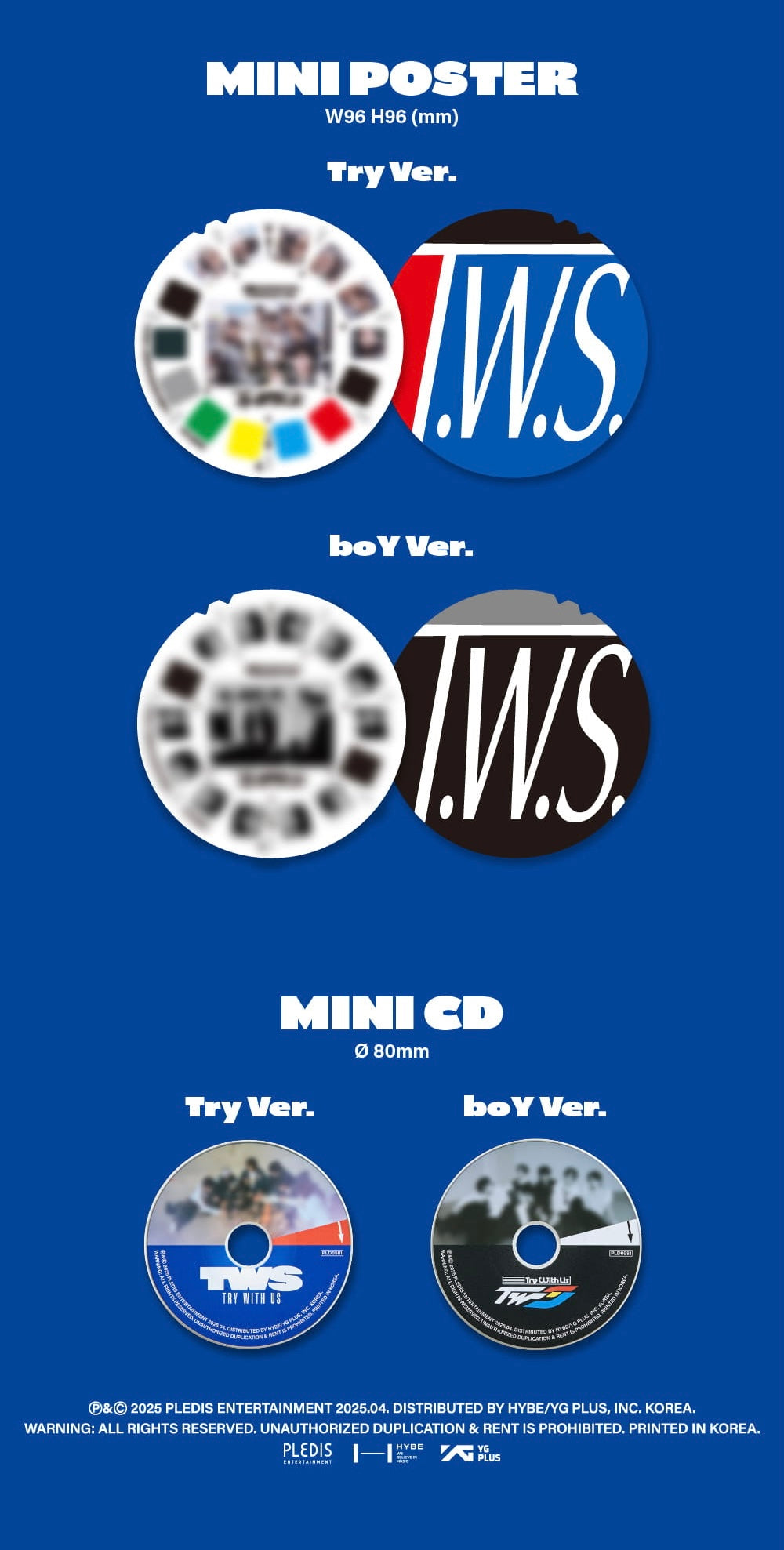 [MAKESTAR EXCLUSIVE] [PRE-ORDER] TWS 3RD MINI ALBUM [TRY WITH US/Standard Ver.]