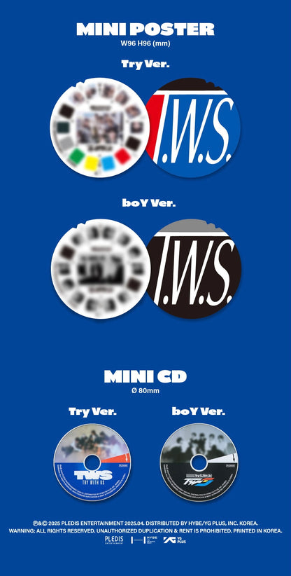 [MAKESTAR EXCLUSIVE] [PRE-ORDER] TWS 3RD MINI ALBUM [TRY WITH US/Standard Ver.]
