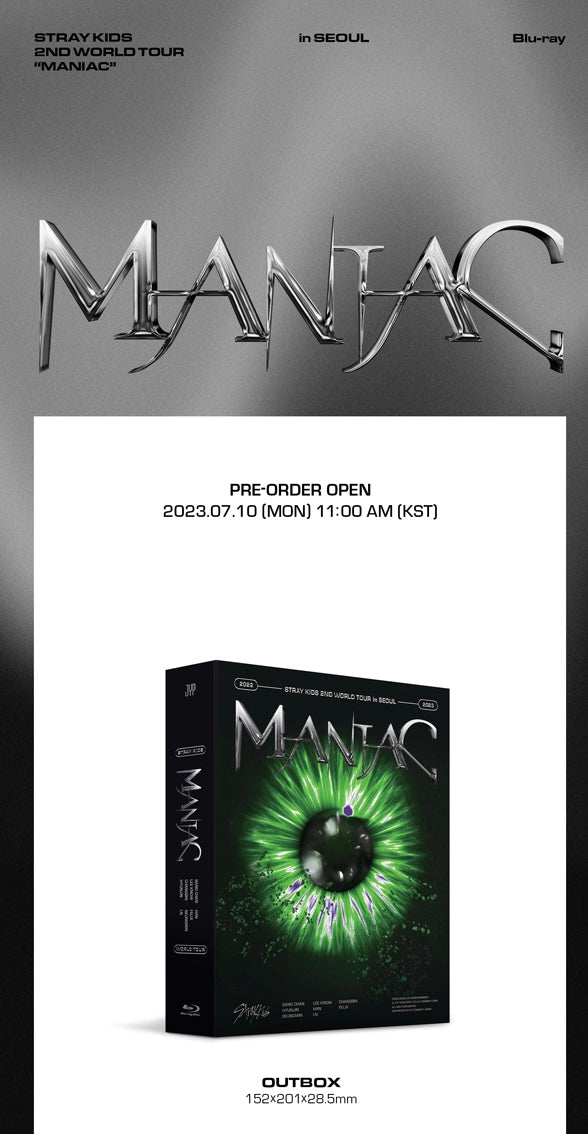 STRAY KIDS 2nd World Tour in SEOUL BLU-RAY (MANIAC)