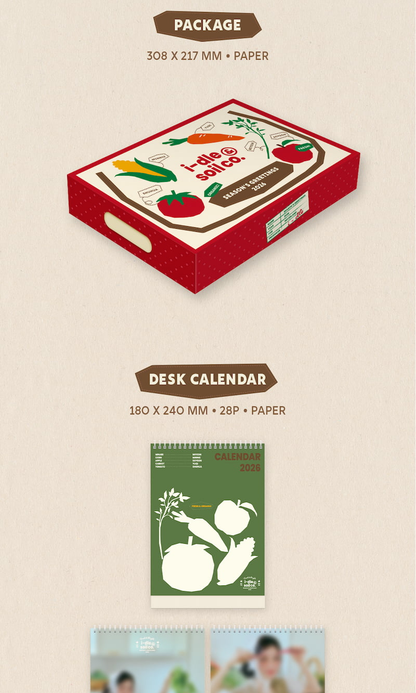 [PRE-ORDER] Idle  - 2026 Season's Greetings [i-dle & Soil Co.]