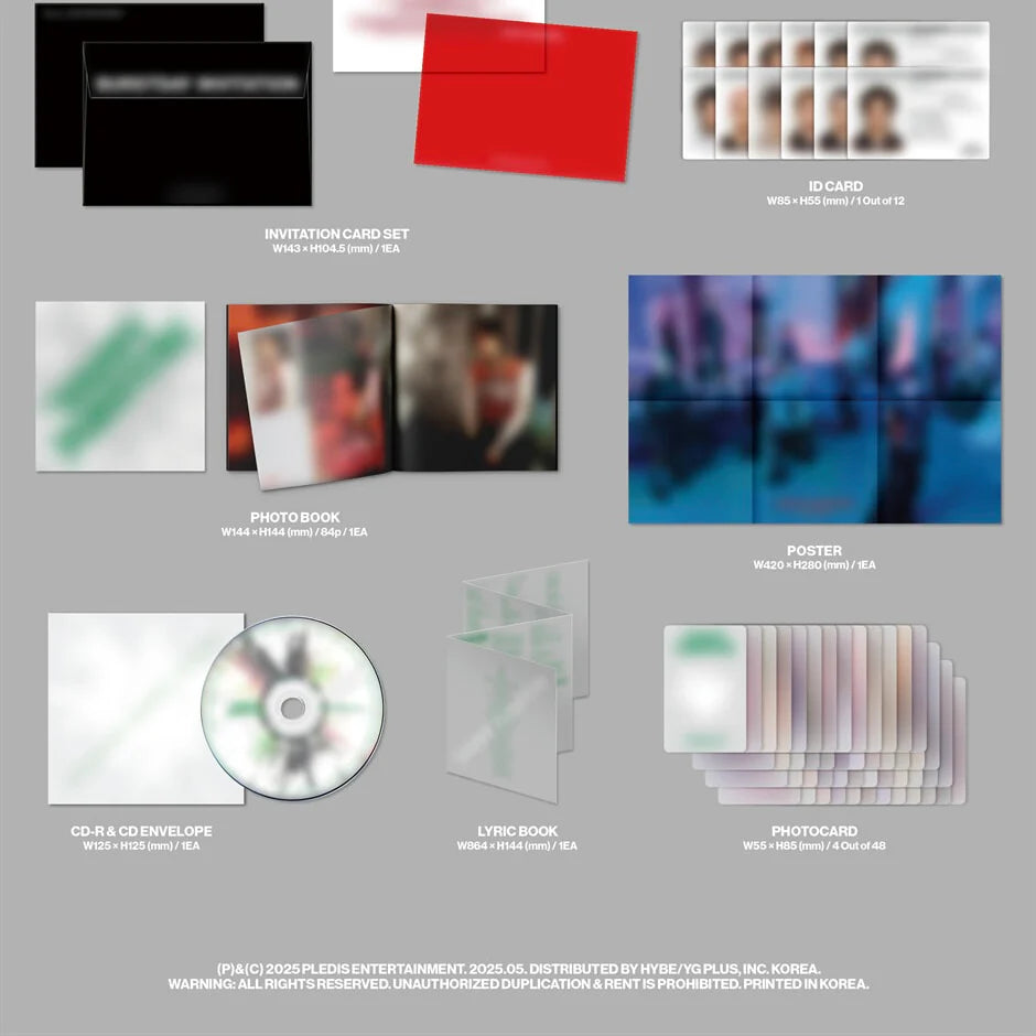 [PRE-ORDER] [MAKESTAR EXCLUSIVE] SEVENTEEN 5TH FULL ALBUM [HAPPY BURSTDAY/STANDARD VER.]