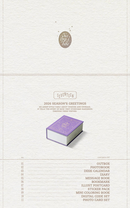 [PRE-ORDER] SEVENTEEN - 2026 Season's Greetings [ONCE UPON A FABLE]