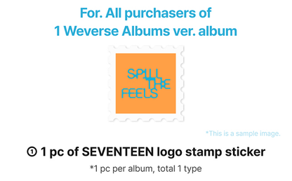 [PRE-ORDER] [MAKESTAR EXCLUSIVE] SEVENTEEN 12TH MINI ALBUM [SPILL THE FEELS/WEVERSE VER.]