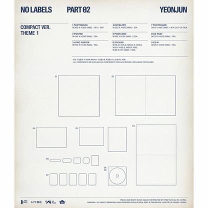 [PRE-ORDER] YEONJUN ALBUM [NO LABELS: PART 02/COMPACT VER.]