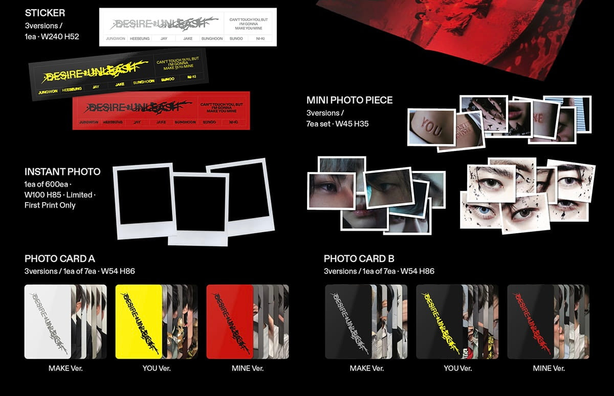 ENHYPEN 6TH MINI ALBUM [DESIRE : UNLEASH/STANDARD VER