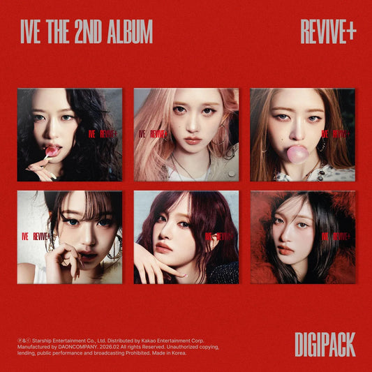 [PRE-ORDER] IVE THE 2ND ALBUM [REVIVE+/Digipack Ver./Random (Limited Edition)]