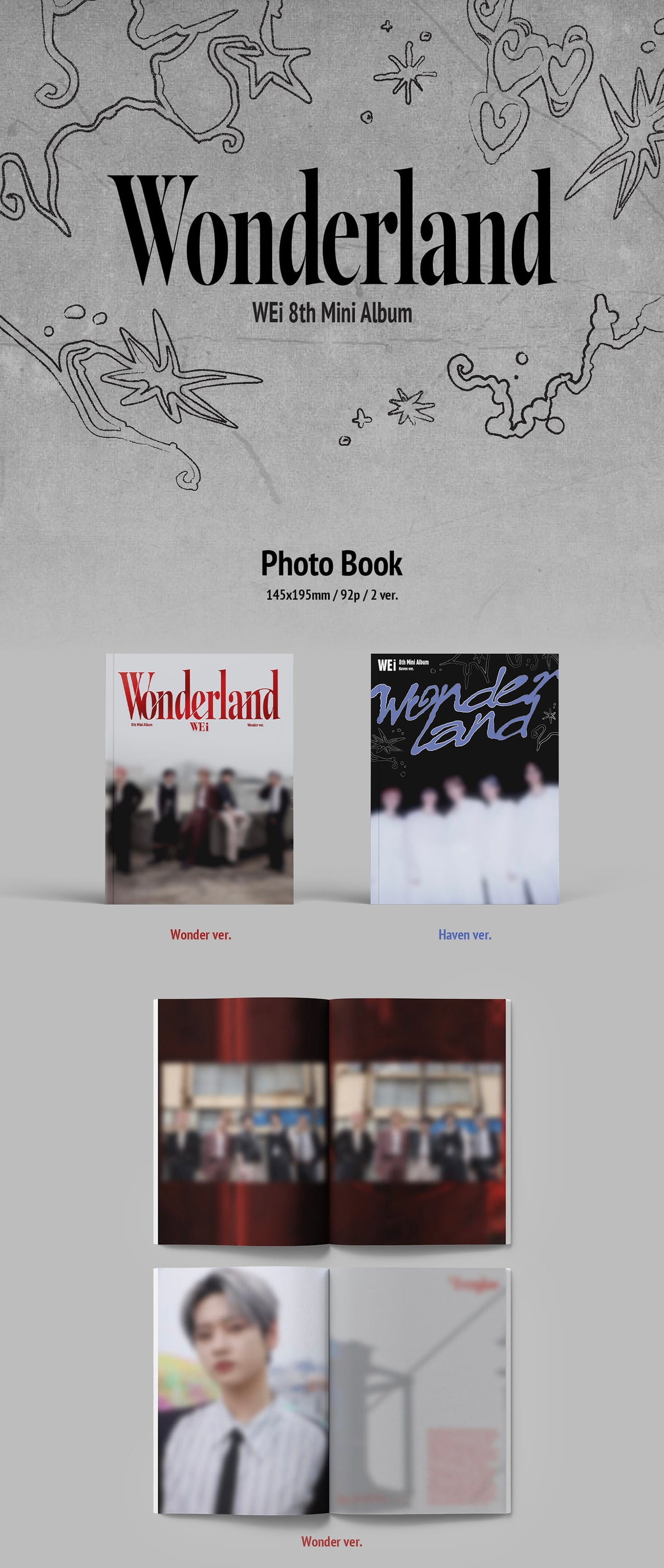 [PRE-ORDER] WEi 8th Mini Album [Wonderland]