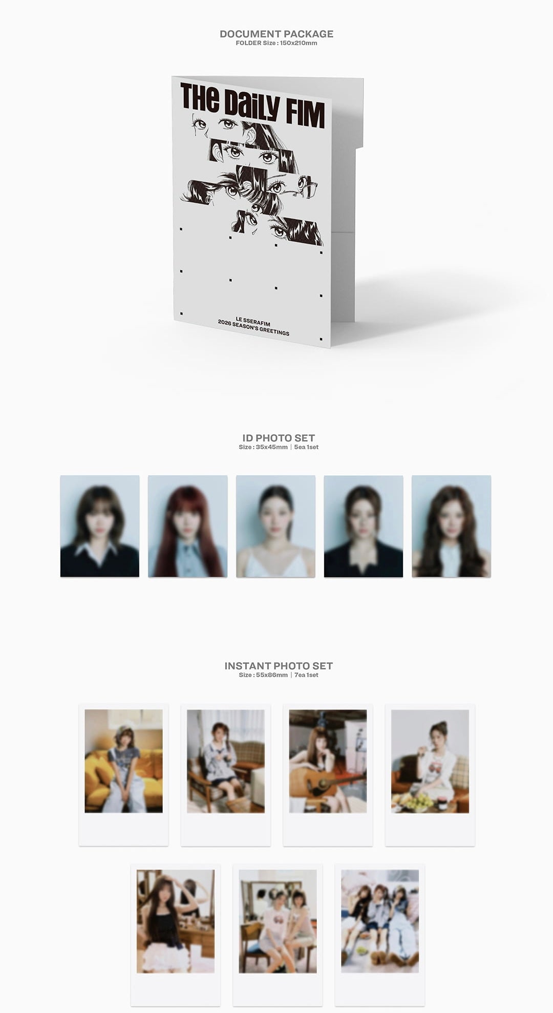 [PRE-ORDER] LE SSERAFIM - 2026 Season's Greetings [THE DAILY FILM]